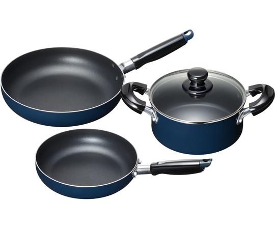 和平フレイズ スティージーⅡ IH対応両手鍋&フライパン3点セット MB-2380 1セット（ご注文単位1セット）【直送品】