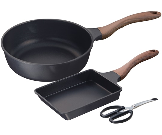 和平フレイズ エヌトーン IH玉子&深フライパン 24cm セット MB-1460 1セット（ご注文単位1セット）【直送品】
