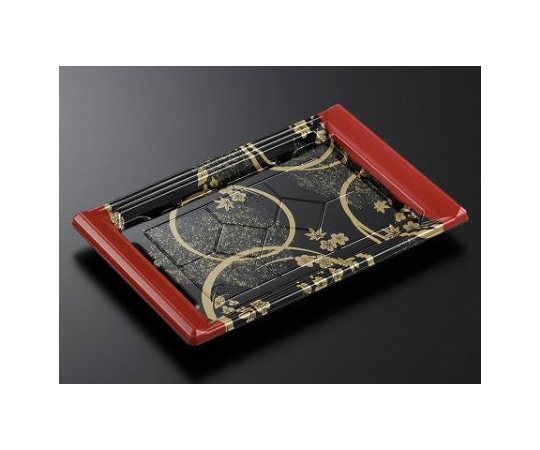 中央化学 刺身・鮮魚容器 CF宴角30-20 花泉R-BK 身 300枚 178335 1ケース(ご注文単位1ケース)【直送品】