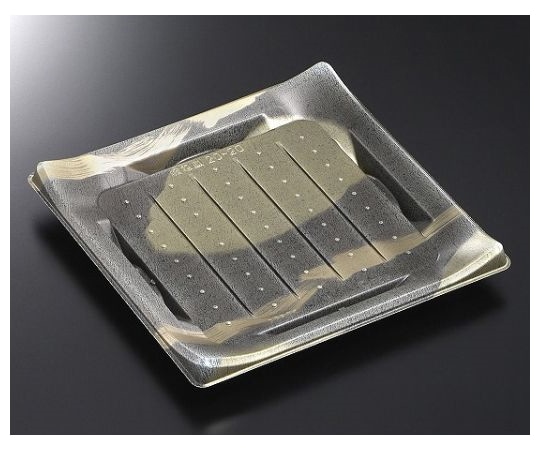 中央化学 刺身・鮮魚容器 CT波ね皿 20-20 壮月BK-BK身 400枚 142612 1ケース(ご注文単位1ケース)【直送品】