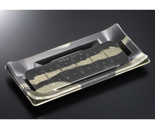 中央化学 刺身・鮮魚容器 CT波ね皿 24-12 壮月BK-BK身 600枚 143016 1ケース(ご注文単位1ケース)【直送品】