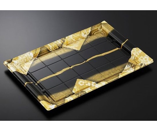 中央化学 刺身・鮮魚容器 CF宴角45-30 帯代BK-BK 身 120枚 179101 1ケース(ご注文単位1ケース)【直送品】