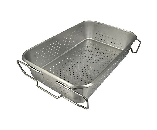 スギコ産業 18-8 給食バット 運搬型 穴明 半カールフランジタイプ H140mm 約28L SH-6038PF 1個（ご注文単位1個）【直送品】