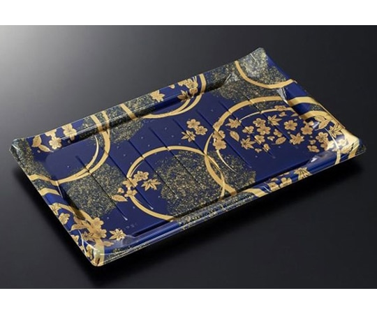 中央化学 寿司容器 HS波ね皿 33-21 松月青-BK 身 300枚 385948 1ケース(ご注文単位1ケース)【直送品】