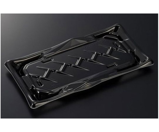 中央化学 寿司容器 剣12-2 黒 身 800枚 278465 1ケース(ご注文単位1ケース)【直送品】