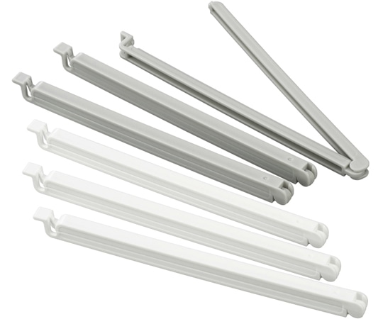 イノマタ化学 極細クリップ16 6P ホワイト&グレー 1セット(6本入) #6223 1セット（ご注文単位1セット）【直送品】