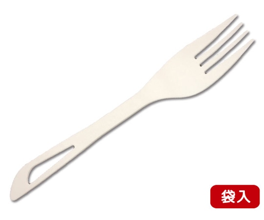 パックスタイル CPLAフォーク165 白 単袋入 100枚×10パック入 624038 1ケース（ご注文単位1ケース）【直送品】