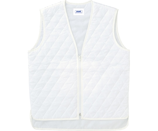 サンエス 男女共用 低温度作業室向け保湿用 混入だいきらいインナーベスト ホワイト 3L MST70159 1枚（ご注文単位1枚）【直送品】