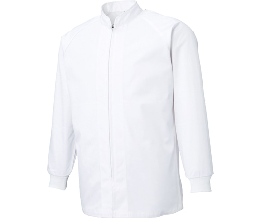 サンエス 男女共用混入だいきらいコート ホワイト 5L FX70330R 1枚（ご注文単位1枚）【直送品】