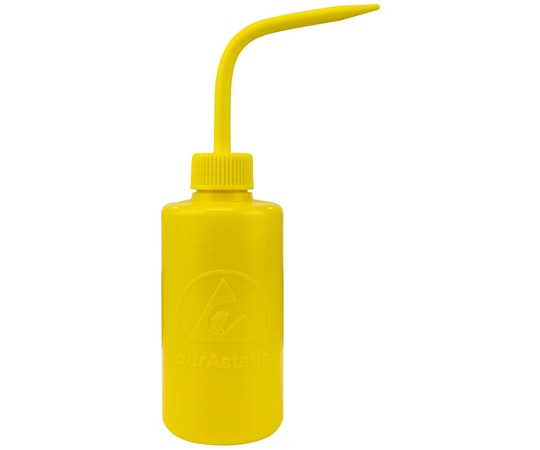 DESCO ウォッシュボトル 黄 静電気防止 低密度ポリエチレン 240cc 35790 1個 (ご注文単位1個)【直送品】