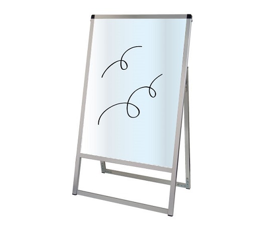 常磐精工 バリウススタンド看板 ホワイトボードタイプ A2縦片面 VASKWB-A2K 1個(ご注文単位1個)【直送品】