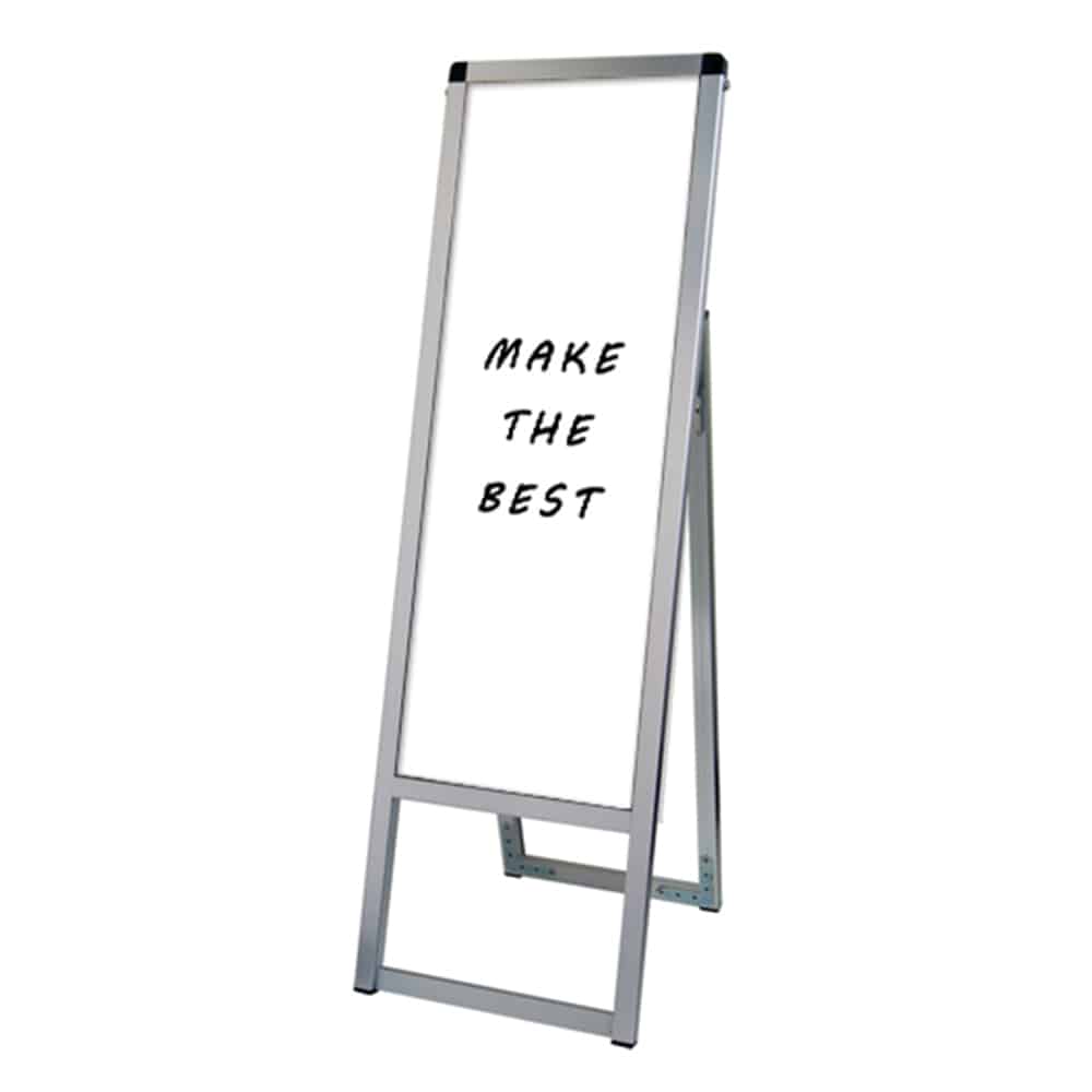 常磐精工 バリウススタンド看板 ホワイトボードタイプ A3縦片面 VASKWB-A3TTK 1個(ご注文単位1個)【直送品】