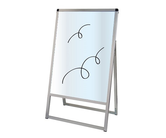 常磐精工 バリウススタンド看板 ホワイトボードタイプ B2縦片面 VASKWB-B2K 1個(ご注文単位1個)【直送品】