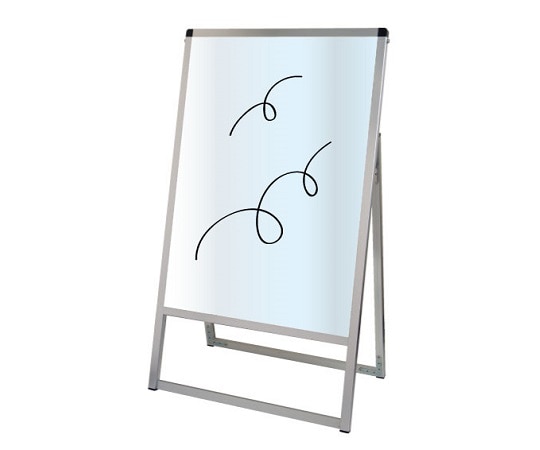 常磐精工 バリウススタンド看板 ホワイトボードタイプ B1縦片面 VASKWB-B1K 1個(ご注文単位1個)【直送品】