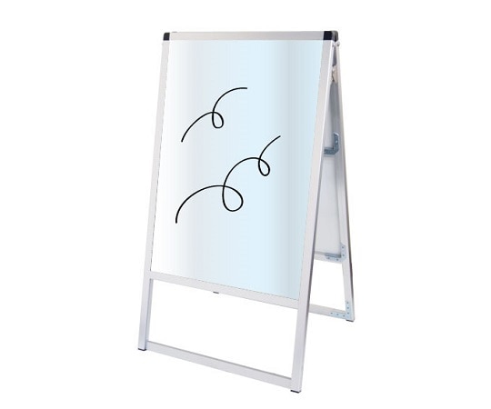 常磐精工 バリウススタンド看板 ホワイトボードタイプ A2両面 VASKWB-A2R 1個(ご注文単位1個)【直送品】