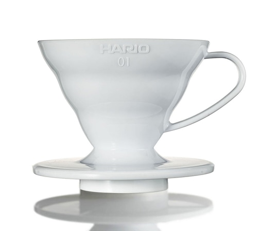 HARIO V60透過ドリッパー01 ホワイト VDR-01-W 1個（ご注文単位1個）【直送品】