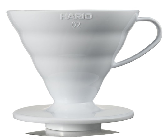 HARIO V60透過ドリッパー02 ホワイト VDR-02-W 1個（ご注文単位1個）【直送品】