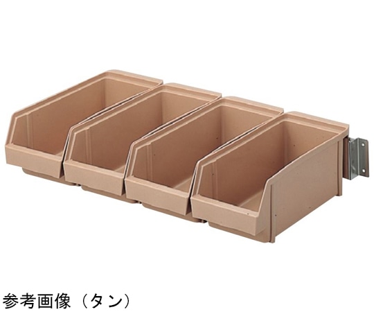 スギコ産業 スギコ オーガナイザー壁掛式4列(4ヶ入)ブラック TO-774B 1個（ご注文単位1個）【直送品】