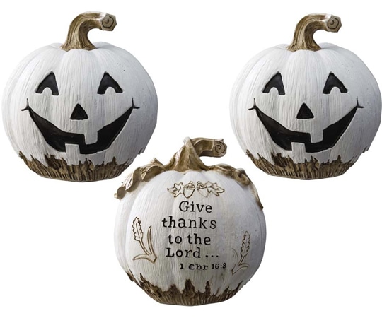 アズワン パンプキンオブジェ ホワイト かぼちゃ置物 SS 3個 37-7-2-1 1セット（ご注文単位1セット）【直送品】