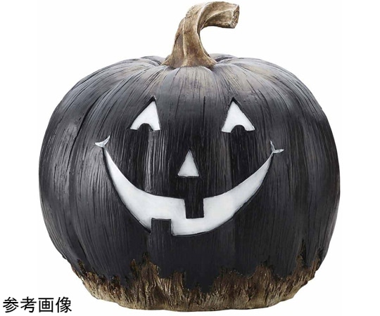 アズワン パンプキンオブジェ ブラック かぼちゃ置物 フェイス L 37-7-3-5 1個（ご注文単位1個）【直送品】