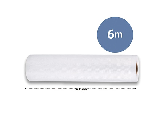 アスカ バキュームシーラー用バッグ ロールタイプ 幅280mm×6m VSB2860R 1箱(ご注文単位1箱)【直送品】