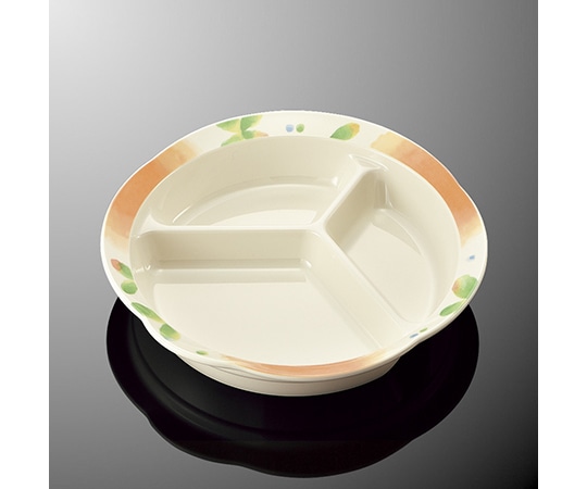 国際化工 三つ仕切皿 コモン色葉 S 69-CIH 1個（ご注文単位1個）【直送品】