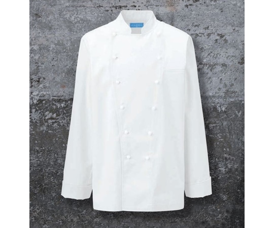 KAZEN コックコート 白 S 606-70 S 1枚（ご注文単位1枚）【直送品】