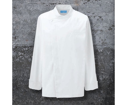 KAZEN コックコート 白 L 607-70 L 1枚（ご注文単位1枚）【直送品】