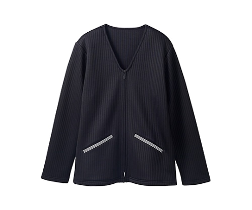 住商モンブラン カーディガン レディス 長袖 黒 8-101 L 1枚（ご注文単位1枚）【直送品】