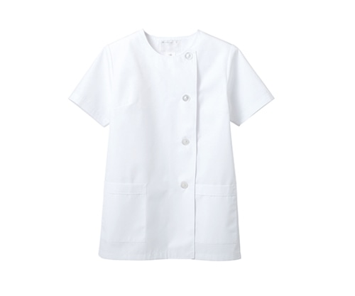 住商モンブラン 調理衣 レディス 半袖 白 1-022 4L 1枚（ご注文単位1枚）【直送品】