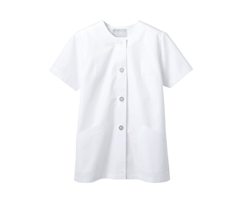 住商モンブラン 調理衣 レディス 半袖 白 1-032 5L 1枚（ご注文単位1枚）【直送品】