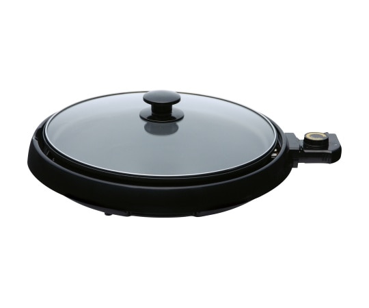 アイリスオーヤマ 丸型ホットプレート ブラック 455×385×128mm IHP-C320-B 1個（ご注文単位1個）【直送品】