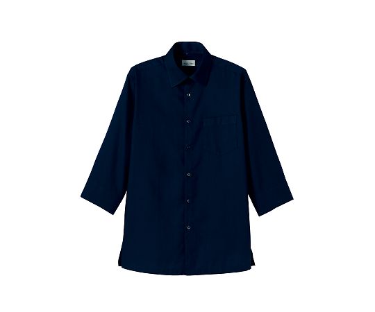 FACE 吸汗速乾ハニカムモダンシャツ ネイビー 3L FB4512U-8 3L 1枚（ご注文単位1枚）【直送品】