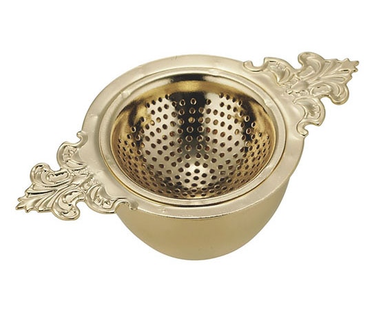 佐藤金属興業 18-8STゴールド ティーストレーナー クィーン 470089 1個（ご注文単位1個）【直送品】