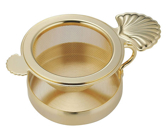 佐藤金属興業 18-8STゴールド ティーストレーナー ポップ 470092 1個（ご注文単位1個）【直送品】