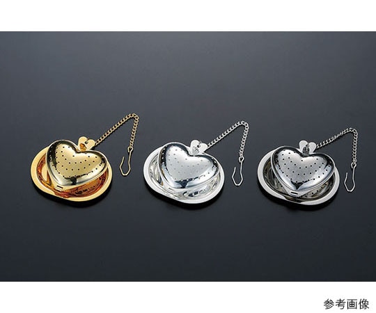 カンダ ティーストレーナー ハート ゴールド 063101 1個（ご注文単位1個）【直送品】