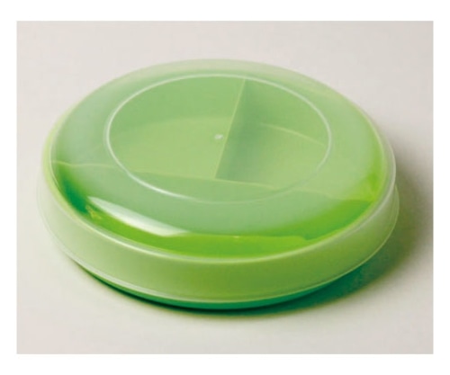 蝶プラ工業 ランチプレート グリーン 263553 1個（ご注文単位1個）【直送品】