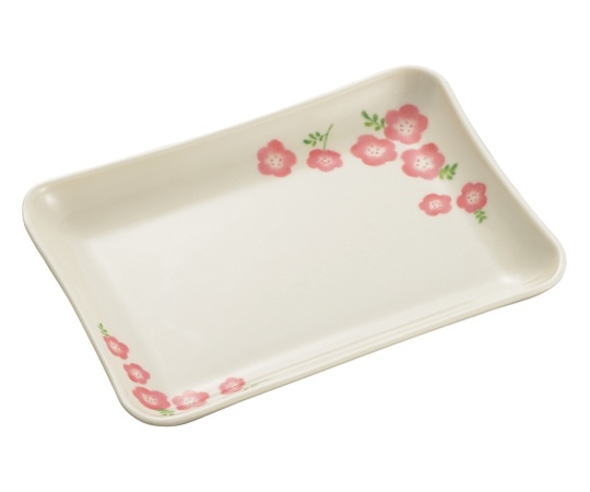 エンテック 角皿(大)切立 桃花(ももか) MK-29 1個（ご注文単位1個）【直送品】