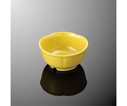 国際化工 梅型小付 黄彩C G 74-KIS 1個（ご注文単位1個）【直送品】