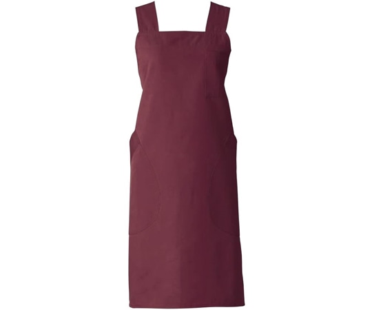 KAZEN エプロン エンジ フリー APK3156 フリー 1枚（ご注文単位1枚）【直送品】