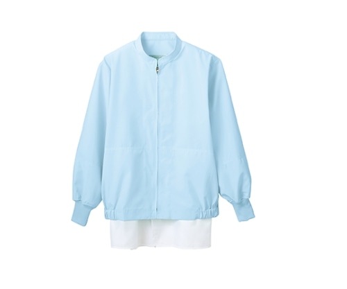 住商モンブラン ジャンパー 男女兼用 長袖 ブルー エコ 8-456 L 1枚(ご注文単位1枚)【直送品】