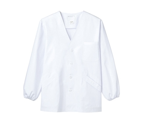 住商モンブラン 調理衣 メンズ 長袖 白 ゴム入り 1-611 4L 1枚（ご注文単位1枚）【直送品】