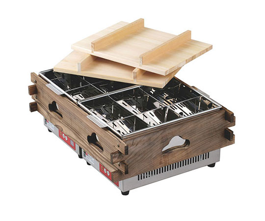 エイシン電機 エイシンマイコン電気おでん鍋(6ツ切×2) CVS-8D 112062 1個（ご注文単位1個）【直送品】