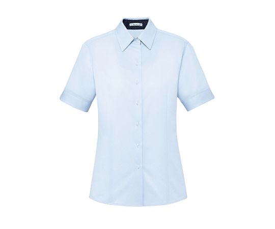 BON 半袖ブラウス ブルー 11G RB4552-6 11G 1枚(ご注文単位1枚)【直送品】