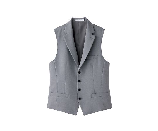 FACEスーツ メンズ衿付ベスト グレー M FV1003M-2 M 1枚（ご注文単位1枚）【直送品】