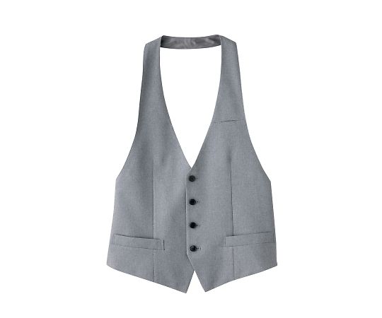 FACEスーツ メンズカマーベスト グレー M FV1004M-2 M 1枚(ご注文単位1枚)【直送品】