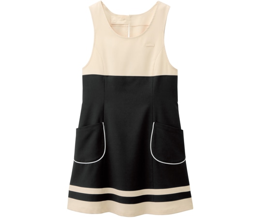 ボストン商会 エプロンドレス クロ L 00911-99 1枚（ご注文単位1枚）【直送品】