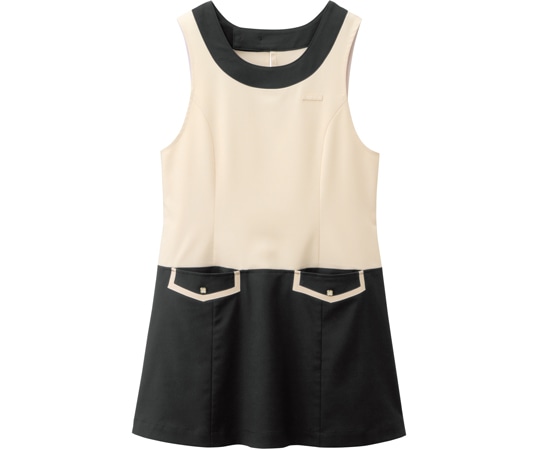 ボストン商会 エプロンドレス ベージュ M 00912-72 1枚（ご注文単位1枚）【直送品】