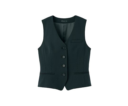 FACEスーツ レディスストレッチベスト ブラック 15G FV1308L-16 15G 1枚（ご注文単位1枚）【直送品】