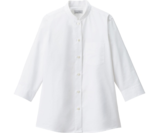 ボンマックス レディススタンドカラー七分袖ブラウス ホワイト 9G FB4047L-15 9G 1枚（ご注文単位1枚）【直送品】